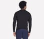 GO KNIT Waffle Ease Crew, SCHWARZ, full image number 1