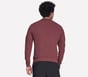 GO KNIT Waffle Ease Crew, BRAUN / BURGANDY, full image number 1