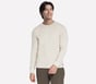 GO KNIT Waffle Ease Crew, BRAUN, full image number 0