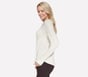 GO DRI Swift Stripe LS Crew, BLANC / MAUVE, full image number 2