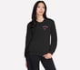 Collegiate Crest Crewneck, BLACK, full image number 0