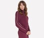 Cozy Luxe 1/4 Zip, BORDÓ / RÓZSASZÍN, full image number 3