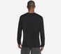 Hoops Long Sleeve Tee, BLACK, full image number 1