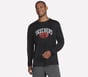 Hoops Long Sleeve Tee, BLACK, full image number 4