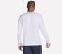 Hoops Long Sleeve Tee, WHITE, full image number 1