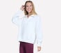 Cozy Fit Collared Long Sleeve, WHITE, full image number 3