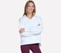 Cozy Fit Collared Long Sleeve, WHITE, full image number 4