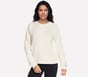 Skechluxe Elevate Shine Crew, OFF WHITE / MAUVE, full image number 0