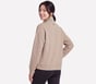 GO WALK Everywhere 1/4 Snap Pullover, TAUPE / BROWN, full image number 1