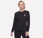 Britto: Long Sleeve Cherry Tee, BLACK, full image number 0