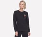 Britto: Long Sleeve Cherry Tee, BLACK, full image number 2