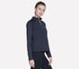 SKECH-KNITS ULTRA GO 1/4 Zip, NEGRO / MARENGO, full image number 2