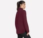 Soft-Knit Ottoman 1/4 Zip, BOURGOGNE / ROSE, full image number 1