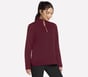 Soft-Knit Ottoman 1/4 Zip, BOURGOGNE / ROSE, full image number 3