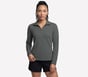 Soft Knit Ottoman 1/4 Zip, VERT / NOIR, full image number 0