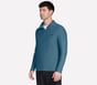 GO DRI All Day 1/4 Zip, NAVY / GRAY, full image number 2