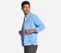 The Hoodless Hoodie GO WALK Everywhere Jacket, WHITE / PERIWINKLE, full image number 2