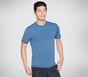 Skechers Apparel Kinetic Tee Shirt, BLUE, full image number 0