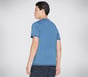 Skechers Apparel Kinetic Tee Shirt, BLUE, full image number 1