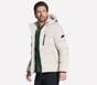 Heat Embossed Puffer, TAUPE, full image number 2