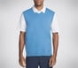 Skechers GO GOLF Fairway V Neck Vest, BLEU / BLEU CLAIR, full image number 0