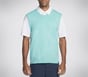 Skechers GO GOLF Fairway V Neck Vest, SEAFOAM, full image number 0