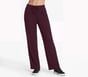 GO STRETCH Harmony Rib Pant, WHITE / BURGUNDY, full image number 0
