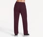 GO STRETCH Harmony Rib Pant, WHITE / BURGUNDY, full image number 1