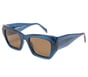 Square Crystal Sunglasses, AZUL, full image number 0