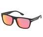Square Soft Touch Sunglasses, ZWART, full image number 0