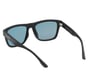 Square Soft Touch Sunglasses, ZWART, full image number 2