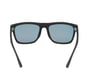 Square Soft Touch Sunglasses, ZWART, full image number 3