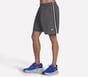 Hoops 7 Inch Colorblocked Short, NOIR / GRIS ANTHRACITE, full image number 2