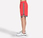 Basketball 8 Inch Short, VERMELHO / CASTANHO, full image number 2