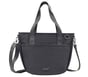 Shopper D-Ring Pocket Bag, BLACK, full image number 0