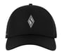 SKECHWEAVE Diamond Snapback Hat, BLACK, full image number 2