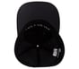Tearstop Snapback Hat, BLACK / CHARCOAL, full image number 4