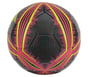 Hex Multi Mini Stripe Size 5 Soccer Ball, BLACK / CORAL, full image number 2