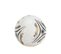 Hex Brushed Size 1 Soccer Ball, BLANC / DORÉ, full image number 2