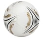 Hex Brushed Size 5 Soccer Ball, WHITE / GOLD, full image number 2