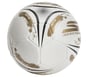 Hex Brushed Size 5 Soccer Ball, WHITE / GOLD, full image number 3