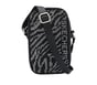 Rhinestone Zebra Phone Bag, BLACK, full image number 0
