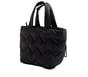 Quilted Mini Tote Bag, BLACK, full image number 1