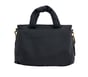 Puffy Tote Bag, BLACK, full image number 1