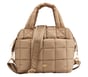 Mini Quilted Puffer Tote, BEIGE, full image number 0