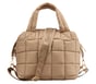 Mini Quilted Puffer Tote, BEIGE, full image number 1