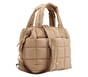 Mini Quilted Puffer Tote, BEIGE, full image number 3