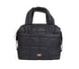 Mini Quilted Puffer Tote, BLACK, full image number 0