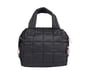 Mini Quilted Puffer Tote, BLACK, full image number 1
