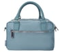 Shoulder Bag with Bungee Keychain, LIGHT GRAY / TURQUOISE, full image number 1